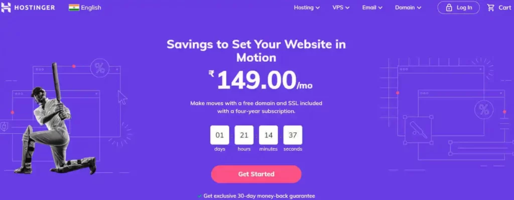 Hostinger's Shared Web Hosting