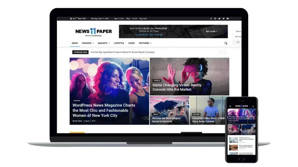 Newspaper WordPress Theme