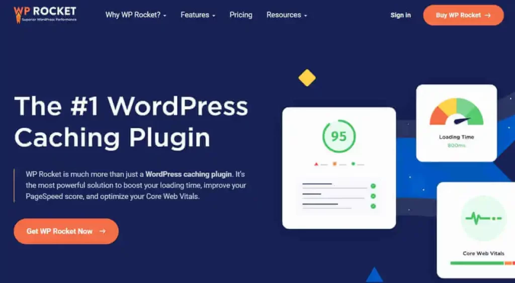 WP Rocket WordPress Caching Plugin