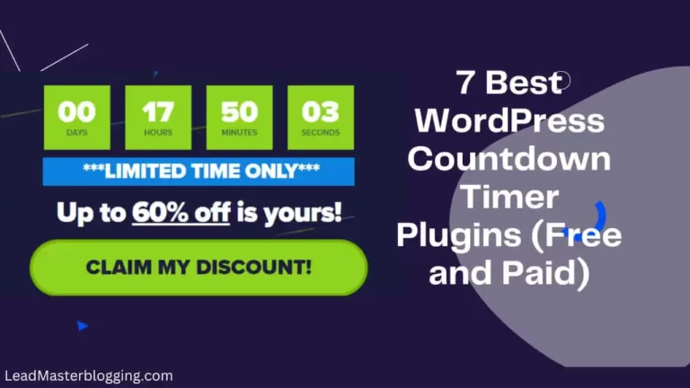 WordPress के लिए 7 Best Countdown Timer Plugins