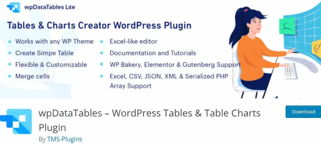 wpDataTables charts plugin